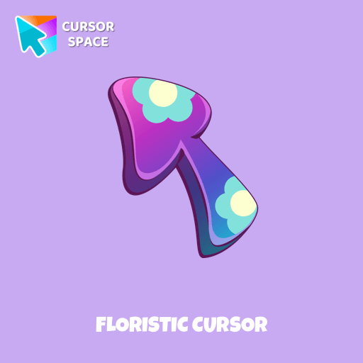 Floristic cursor arrow cursor